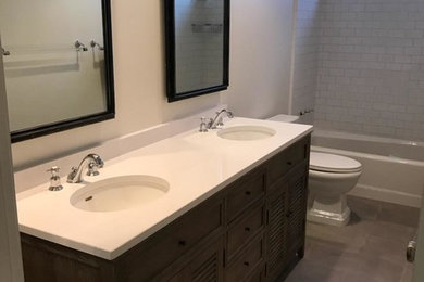 Another bathroom remodel by Aquilina Plumbing and Rooter