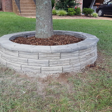 Hardscapes/Tree Ring Retaining Wall