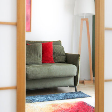 Porte coulissante japonaise