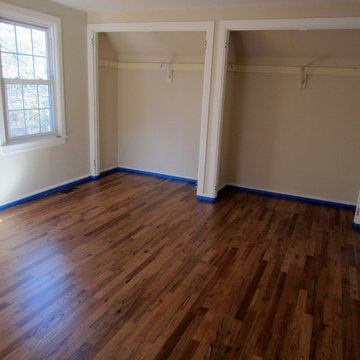 EAST HAMPTON: RUSTIC RED OAK REFINISHED WITH FRUITWOOD STAIN AND BONA TRAFFIC HD