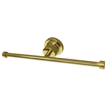 Kingston Brass BAH8218 Concord Wall Mounted Euro Toilet Paper - Polished Brass