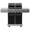 Kenmore 4 Burner with Searing Side Burner Gas Grill in Black and Chrome