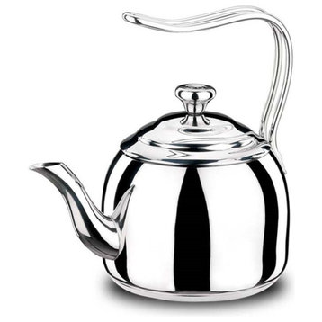 Korkmaz Droppa  Quart High-End Stainless Steel Induction-Ready Teapot Tea Kettle