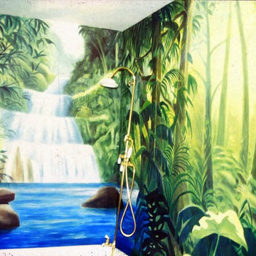Jungle Bathroom Mural