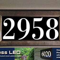 Address LED  - illuminated house numbers - House Numbers