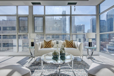 Example of a living room design in Toronto