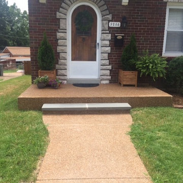 Exposed Aggregate Porch Affton, Missouri