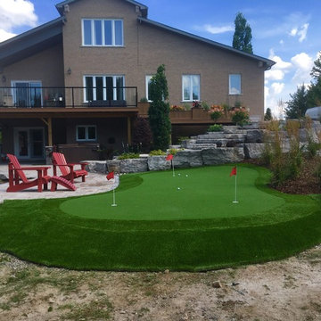 Backyard Putting Green In Caledon