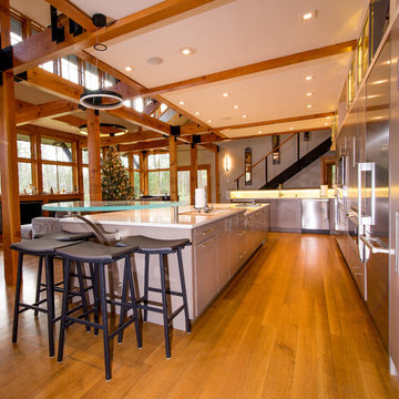 Carlisle, MA Rift & Quartersawn White Oak Floors and Stairs