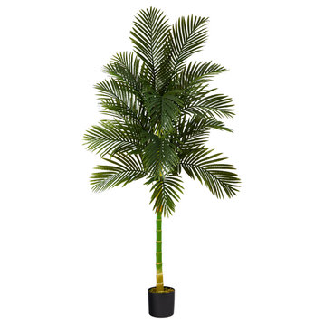 7' Golden Cane Artificial Palm Tree