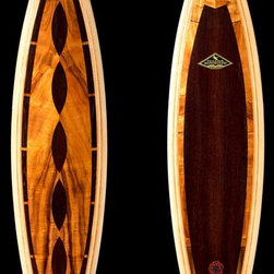 7'-3" Wooden Surfboards - Products