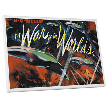 Sci Fi Movies "The War of the Worlds" Gallery Wrapped Canvas Wall Art