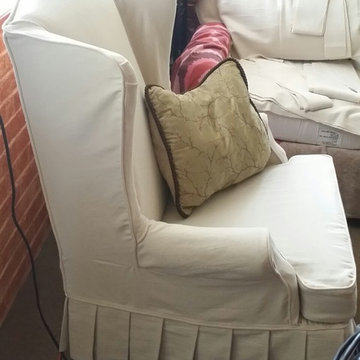 Custom fitting Slipcovers by Slipcover Nola