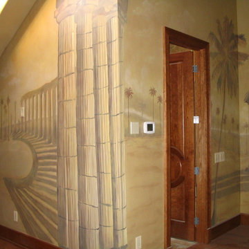 Stunning Trompe L' oeil Murals