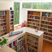 Bookstore bookshelves