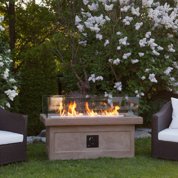 Outdoor Fireplace by Omega Mantels
