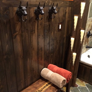 Rustic Ranch Guest Bathroom