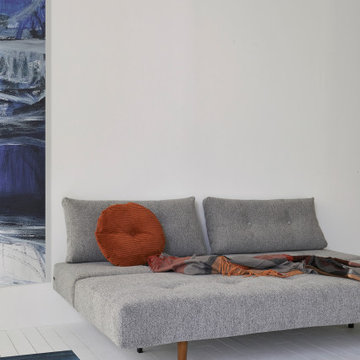 Recast Plus Styletto Dark Wood Sofa Bed by Innovation Living