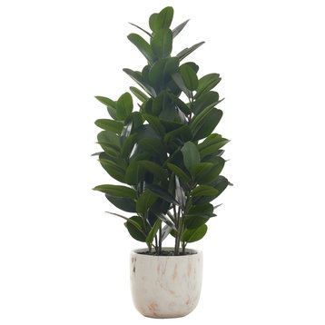 Artificial Plant, 31" Tall, Indoor, Floor, Greenery, Potted, Green Leaves