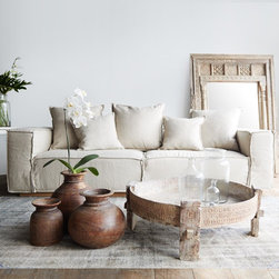 Nomad Home - Nicole 3 Seater Natural - Living Room Furniture