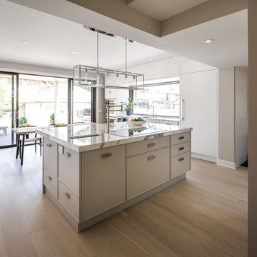White-Washed & Calcutta | Kitchen | Astro Design, Ottawa Canada