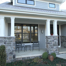 Front Porch Entrance & Landscaping