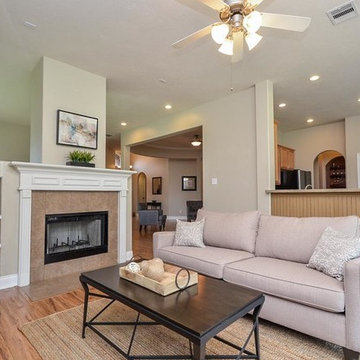 Small Family Room with Fireplace