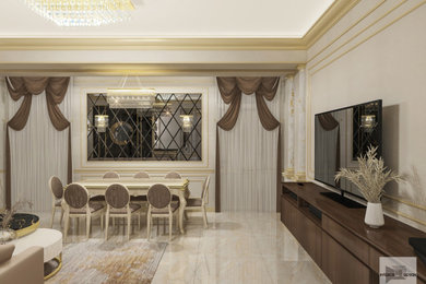 Classic modern leaving room