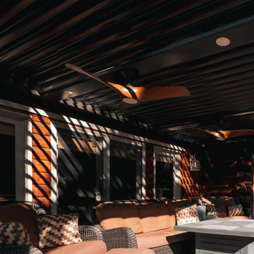 Battaglia Residence - Holly, MI: StruXure Louvered Pergola