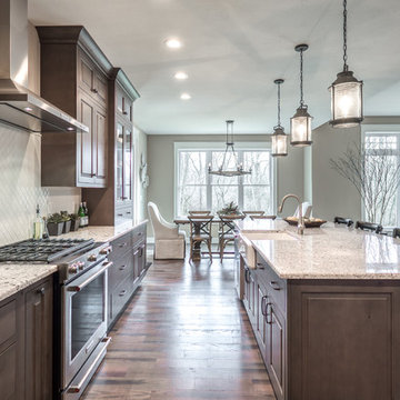 Shiloh Cabinetry - Rustic Alder Silas Finish & Graphite Highlight