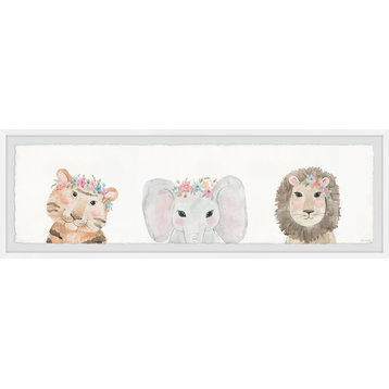 "Best of Buddies" Framed Painting Print, 45x15