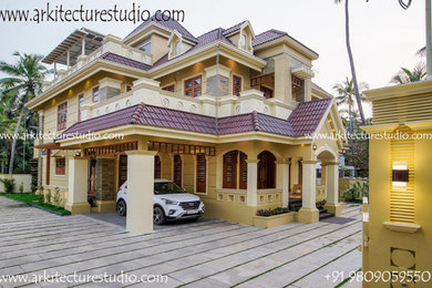 kerala house in classic style