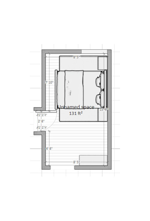Narrow Bedroom Layout