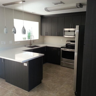 Dark Gray Cabinet Kitchen