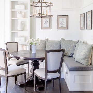 Custom breakfast nook cushions