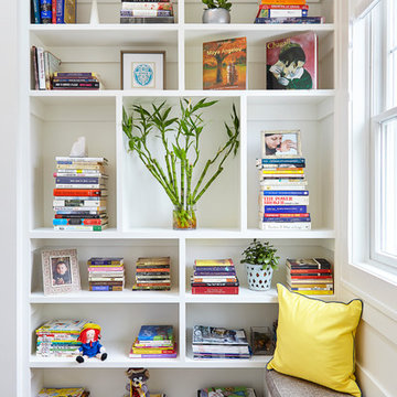Colonial Hallway Floor to Ceiling Bookcase
