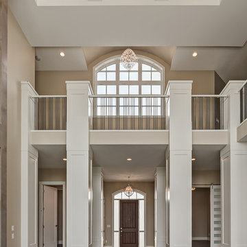 Custom Two Storey 3678sqft, 4 Bedrooms Up, Backing Ponds