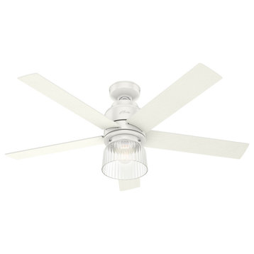 Hunter Grove 52" Ceiling Fan w/LED Light 50341 - Fresh White