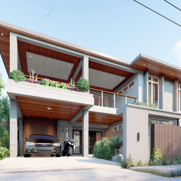 The modern asian house in san carlos negros