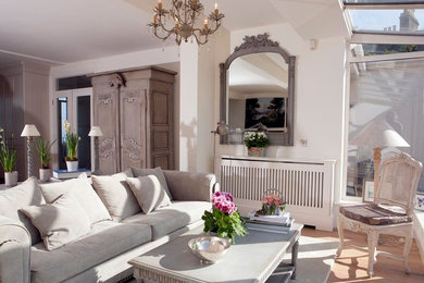 This is an example of a mediterranean living room in Dublin.