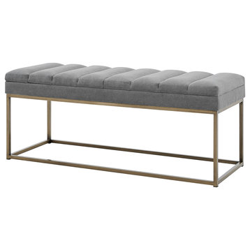 Darius Bench, Montello Gray, Fabric