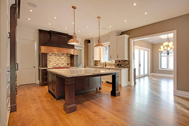 Inspiration for a large timeless home design remodel in Calgary