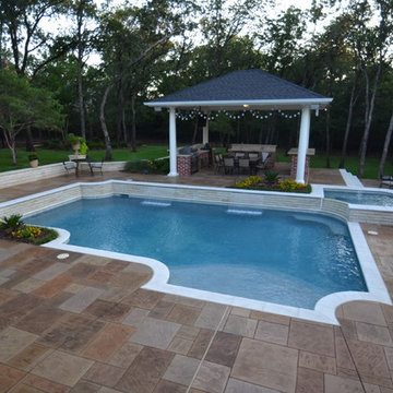 Grapevine Gorgeous Geometric Pool & Spa
