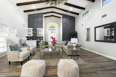 Inspiration for a country living room remodel in Phoenix