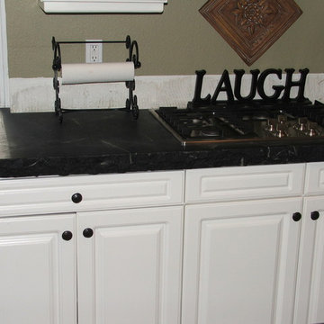 Custom Broken Edge Soapstone Countertops