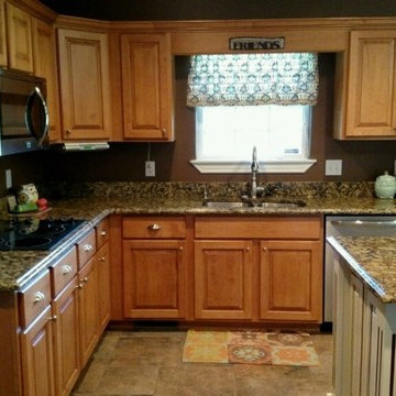 Portofino Gold Granite Kitchen