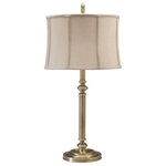 House of Troy - House of Troy Coach CH850-AB 1 Light Table Lamp in Antique Brass - Shade And Lamp Packed In One Box For Economical Shipping.