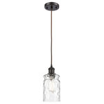 Innovations Lighting - Candor 1-Light Mini Pendant, Oil Rubbed Bronze, Clear Waterglass - A truly dynamic fixture, the Ballston fits seamlessly amidst most decor styles. Its sleek design and vast offering of finishes and shade options makes the Ballston an easy choice for all homes.
