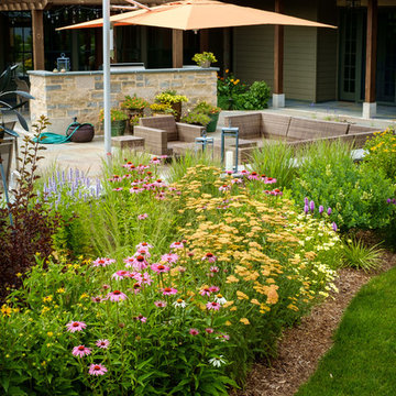 Contemporary Custom Home Landscape Renovation