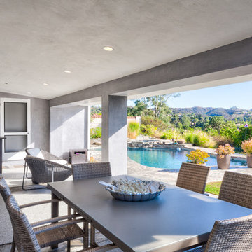 Calabasas, Smooth Stucco, Re-stucco, Outdoors Living Space.